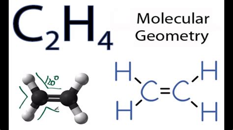 c2h4 electron pair geometry